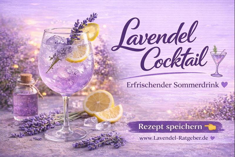 Lavendel Cocktail Rezept Zutatenliste