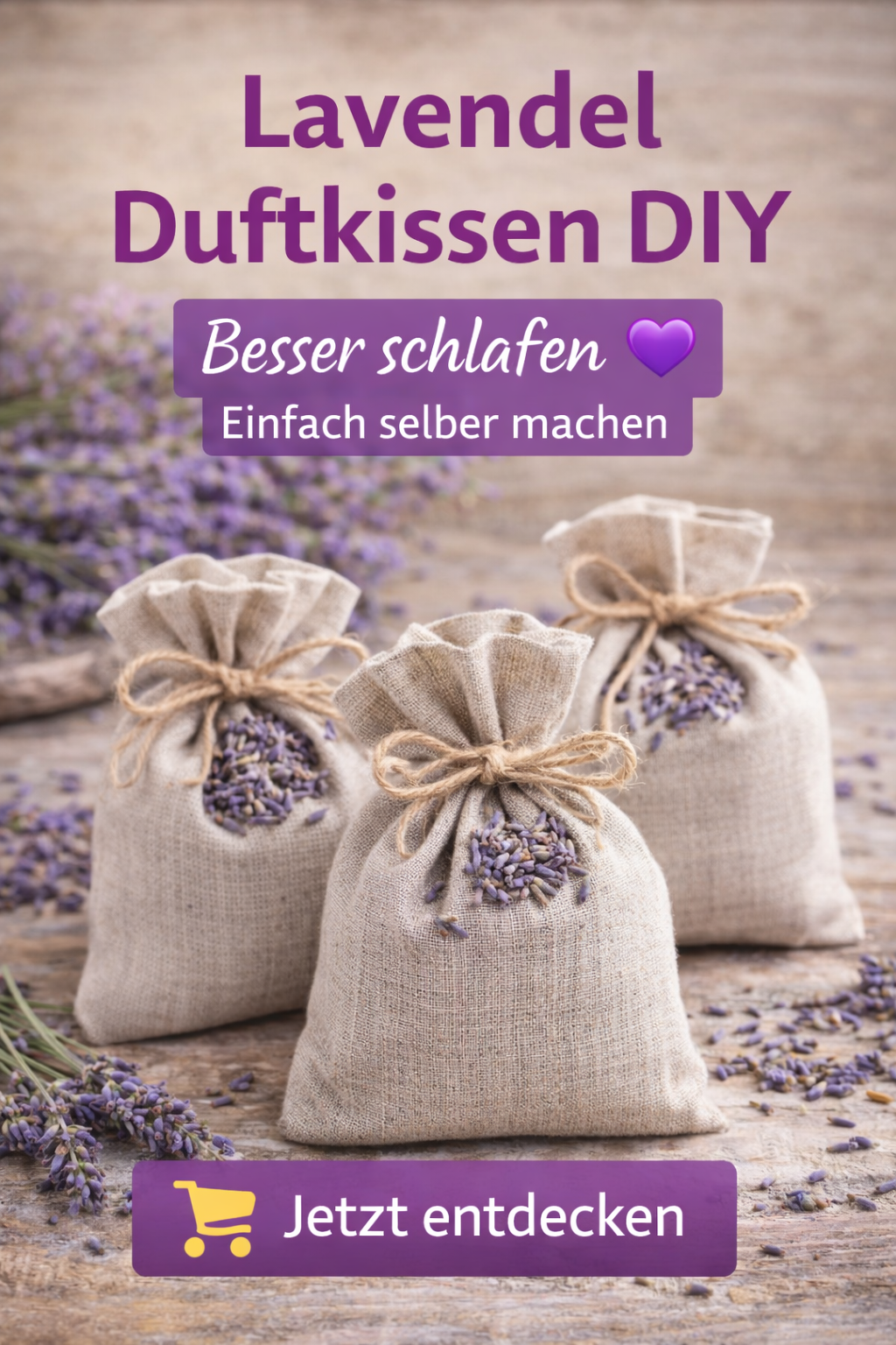 Lavendel Duftkissen selber machen