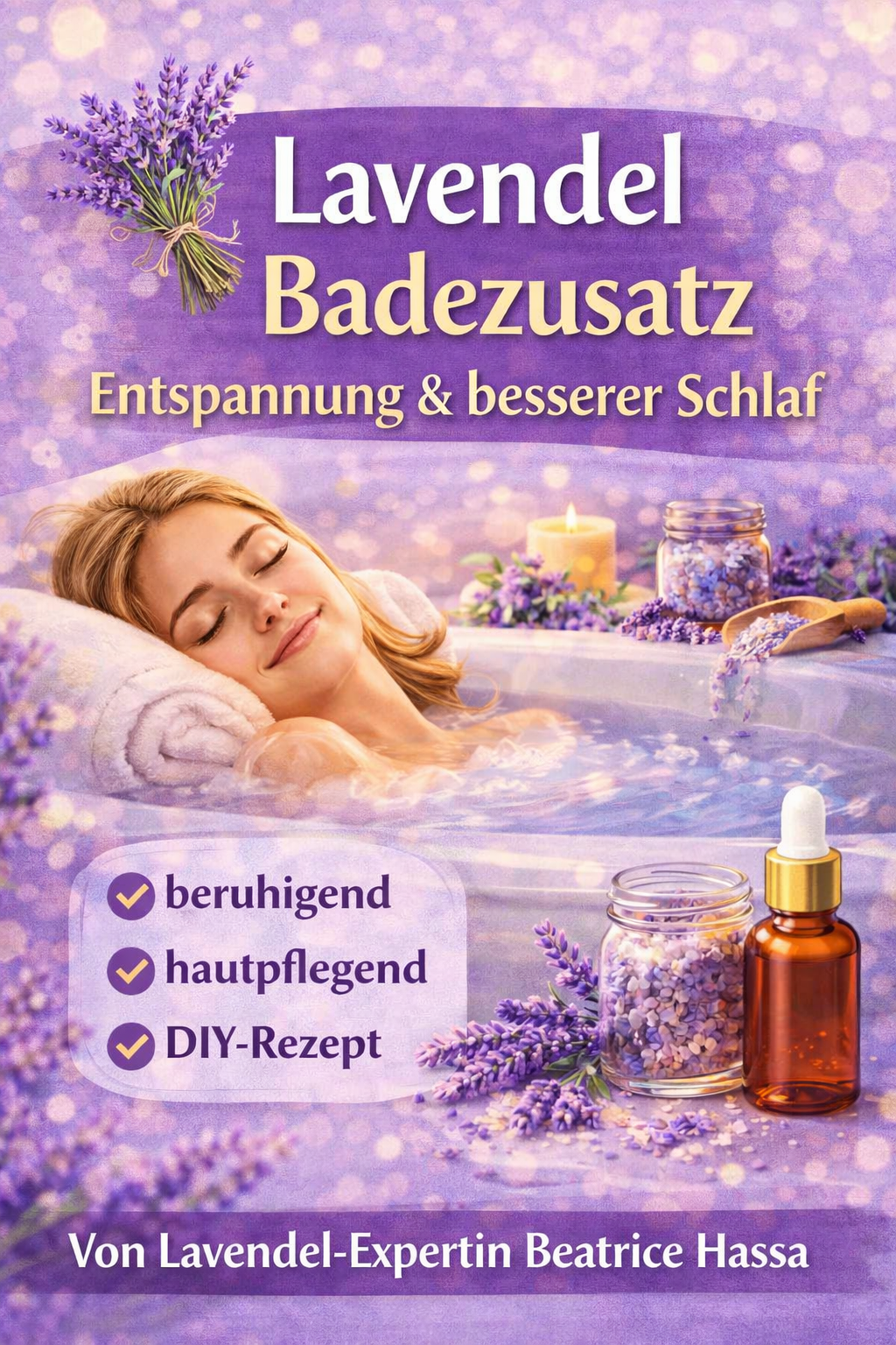 Lavendel Badezusatz - Wirkung und Anwendung
