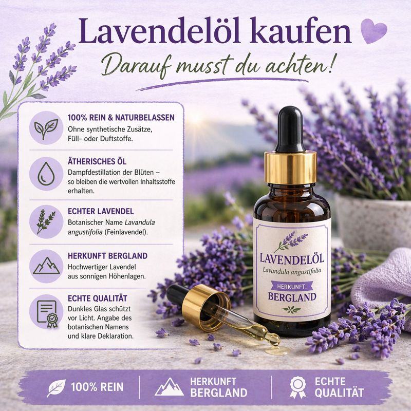Lavendeloel kaufen - darauf musst Du achten