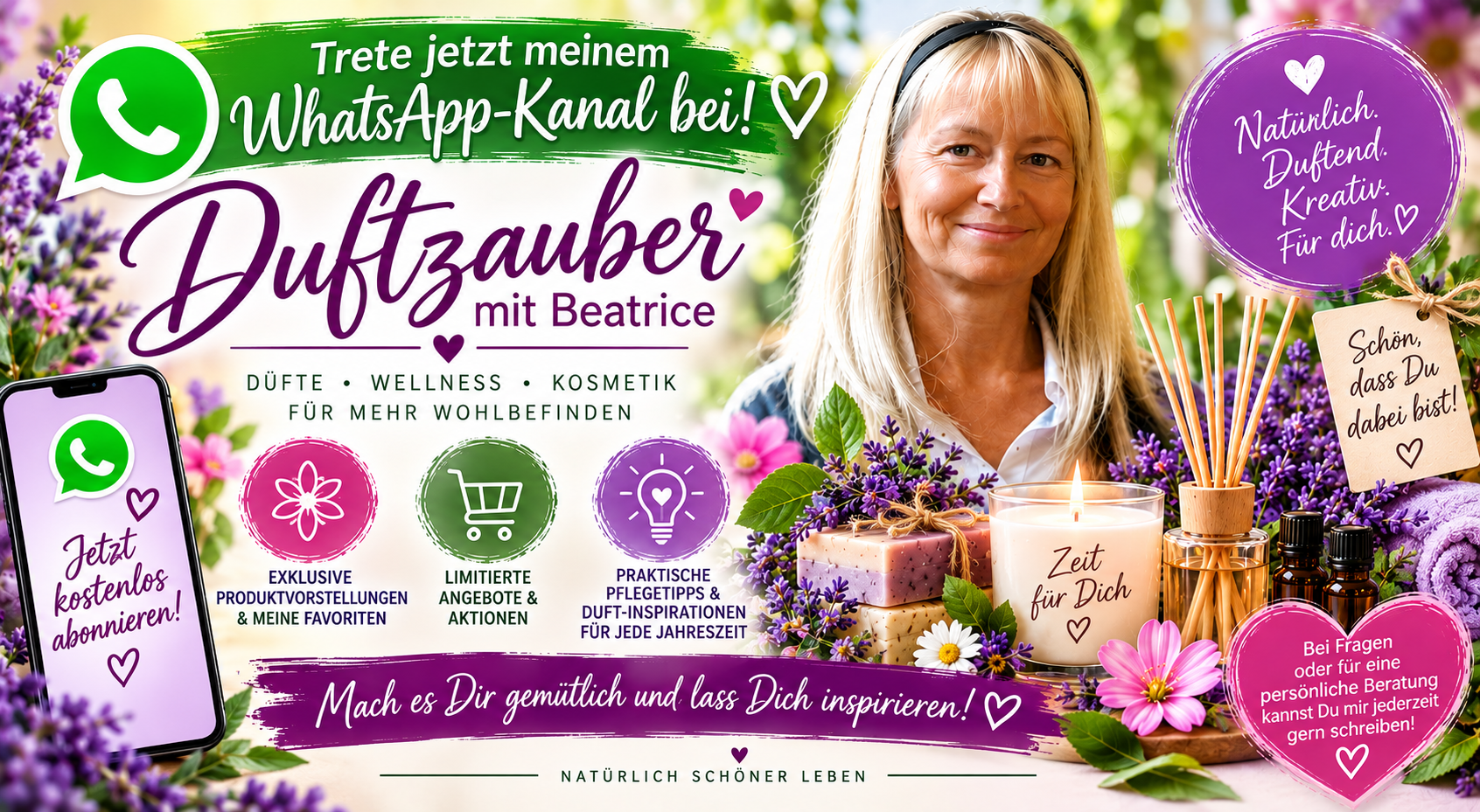 WhatsApp Kanal Duftzauber mit Beatrice