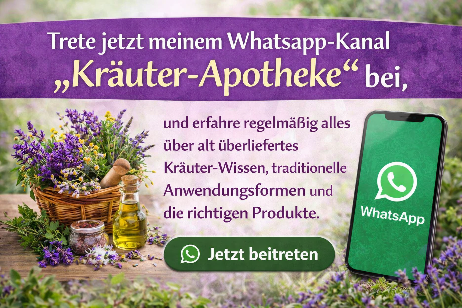 WhatsApp Kanal Kräuter-Apotheke